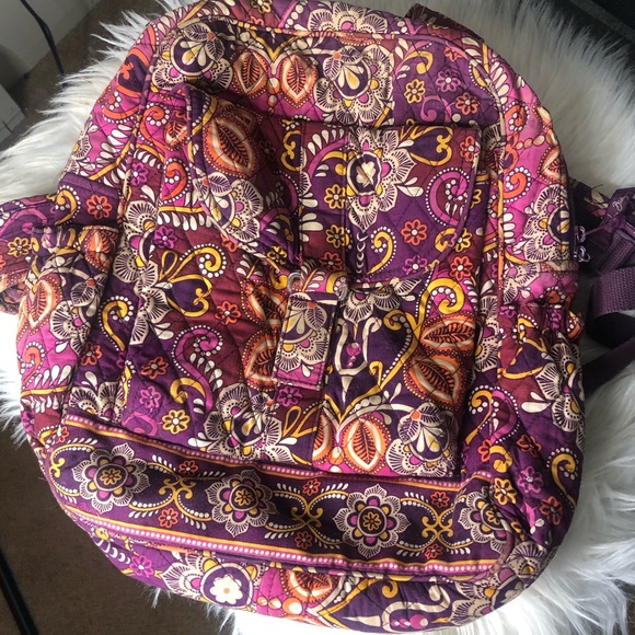 Vera bradley paisley medallion pattern backpack